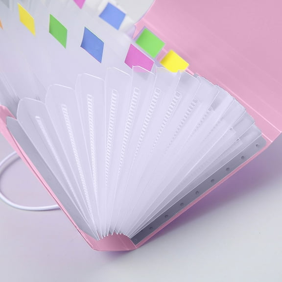 TaTaai 5Pcs Expanding File Organizer Mini Accordion File Folders for Storage Invoice Cards Coupon Tickets Receipt Document