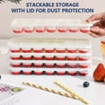 thumbnail image 1 of TaTaai 5Pcs Ice Trays, Durable Stackable Ice Trays for Freezer with Spill-Resistant & Removable Lids, BPA Free, Easy-Release Silicone Ice Maker for Cocktail, Coffee, Beer, 1 of 5