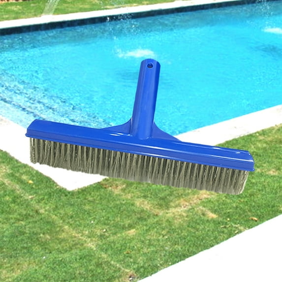 TaTaai 5Pcs Pool Supply Pool Brush Head for Inground Pools - 10" Pool Brush, Bristles, Scrubbing Scrubber Brushes - Remove Calcium Build-Up on Tiles, Rust Stains on Concrete Walls