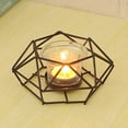 thumbnail image 1 of TaTaai 5Pcs Tealight Oil Burner Essential Tealight Candle Holder Aroma Scented Candle Oil Diffuser Metal Tea Light Wax Melt Warmer Furnace & Candle Support Home Decoration, 1 of 6