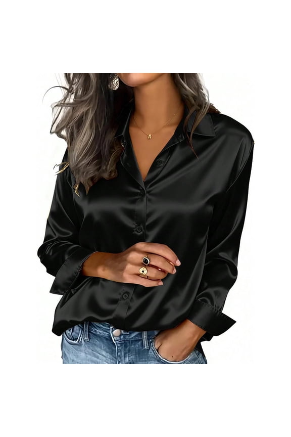 Evening Wear Off Shoulder Top for Women, Asymmetrical Satin Blouse, Silky Smooth Fabric with Stretch, Perfect for Parties, Date Nights and Special Occasions Gift