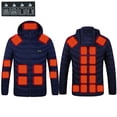 thumbnail image 1 of TaTaai Fall Winter USB Heated Coat Men Women 11 Zone Dual Control Rechargeable Thermal Puffer Jacket for Outdoor, 1 of 5