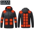 thumbnail image 1 of TaTaai Fall Winter USB Heated Coat Men Women 11 Zone Dual Control Rechargeable Thermal Puffer Jacket for Outdoor, 1 of 9