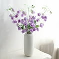 thumbnail image 1 of TaTaai Gift Artificial Hanging Lily of The Valley Flowers Stem Fake Silk Flower Bluebell for Home Office Decoration Dining Table Centerpiece Floral, 1 of 8