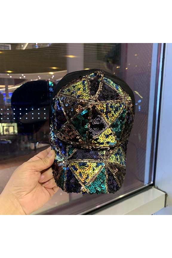 Gift Fashion Bling Baseball Cap Hat, Embellished with Crystal Rhinestones, Faux Gemstones, Embroidery