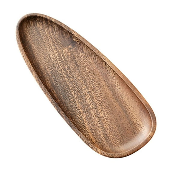 TaTaai Gift Natural Bamboo Small Decorative Serving Tray for Tea, Coffee, Snacks 12x5in