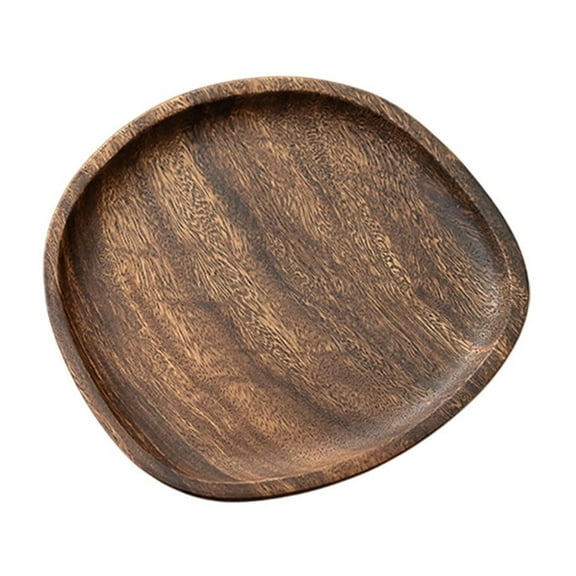 TaTaai Gift Natural Bamboo Small Decorative Serving Tray for Tea, Coffee, Snacks 6x5in