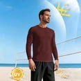 thumbnail image 1 of TaTaai Men's Spring Summer Oversized Long Sleeve Tee Sun Protection Quick Dry Round Neck Casual Fashion T-Shirt Plus Size S-5XL Gift, 1 of 9