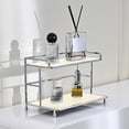thumbnail image 1 of TaTaai Metal 2-Tier Multifunctinal Storage Stand for Cosmetic, Perfume, Bathroom Countertop, 1 of 6
