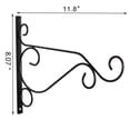 thumbnail image 1 of TaTaai Plant Hanger Bracket, Iron Plant Hook Hanging Wall Hanger for Indoor Outdoor Flower Pot Wind Chimes Lantern Bird Feeder L, 1 of 8