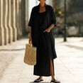 thumbnail image 1 of TaTaai Women's 3-Piece Linen Blend Set with Cardigan, Camisole Top, and Midi Skirt for Casual Layered Look Gift, 1 of 9
