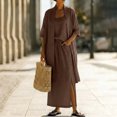 thumbnail image 1 of TaTaai Women's 3-Piece Linen Blend Set with Cardigan, Camisole Top, and Midi Skirt for Casual Layered Look Gift, 1 of 9