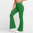 thumbnail image 1 of TaTaai Women's Flared Yoga Pants High Waist Tummy Control Bootcut Leggings Scrunch Butt Lift Sports Gift, 1 of 9