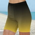thumbnail image 1 of TaTaai Womens High Waist Summer Gradient Print Beach Shorts Soft Stretchy Casual Shorts For Summer Daily, 1 of 5