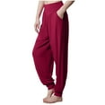 thumbnail image 1 of TaTaai Womens Loose High Waist Modal Pocket Lantern Pants Yoga Gym Home Sleep Pants High Elastic Anti Mosquito, 1 of 5