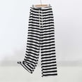 thumbnail image 1 of TaTaai Womens Striped Lounge Pants with Pockets Elastic Waist Drawstring Loose Fit Casual Trousers Comfortable Joggers for Spring Summer Daily Gift, 1 of 5
