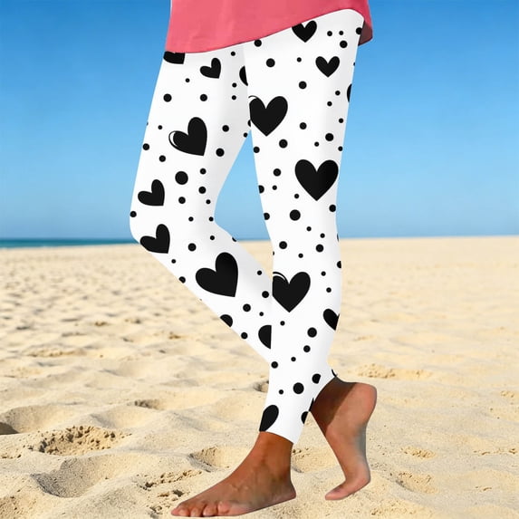 TaTaai Womens Swirl Print Yoga Pants Slim Fit High Elastic Printed Tight Solid Soft Breathable Stretchy Leggings for Gym Gift