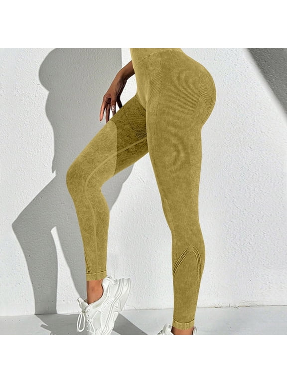 Womens Yoga Leggings High Waisted Tummy Control Peach Hip Shaping Naked Feel High Elastic Solid Soft Breathable Pants for Fitness Running Gift