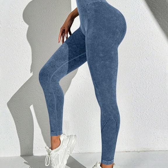 TaTaai Womens Yoga Leggings High Waisted Tummy Control Peach Hip Shaping Naked Feel High Elastic Solid Soft Breathable Pants for Fitness Running Gift