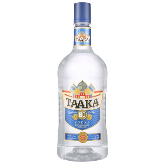 Taaka Vodka, 1.75l Plastic Bottle 80 Proof