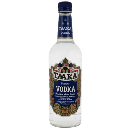 Taaka Vodka, 750ml 80 Proof