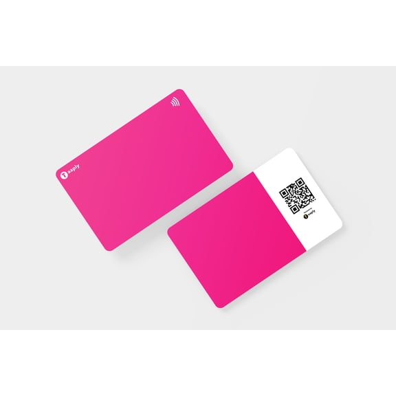 Taaply Digital Business Card - Social Smart Card | NFC & QR Code Connect | Glossy Finish