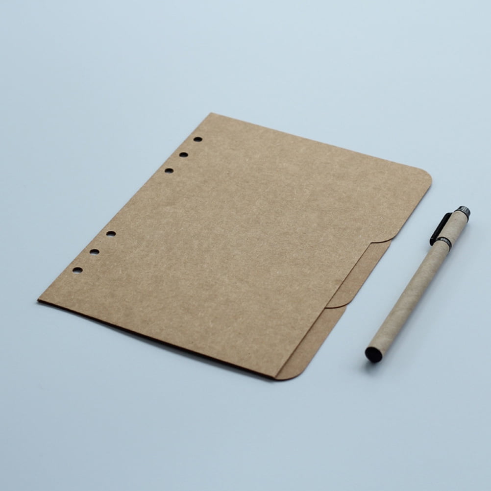 Tab Dividers 18Pcs Binder Dividers A5 Kraft Page Markers Binder