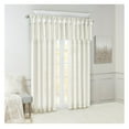 thumbnail image 1 of Tab Lined Window Curtain Panel Pair White 2-PK 50x84", 1 of 9