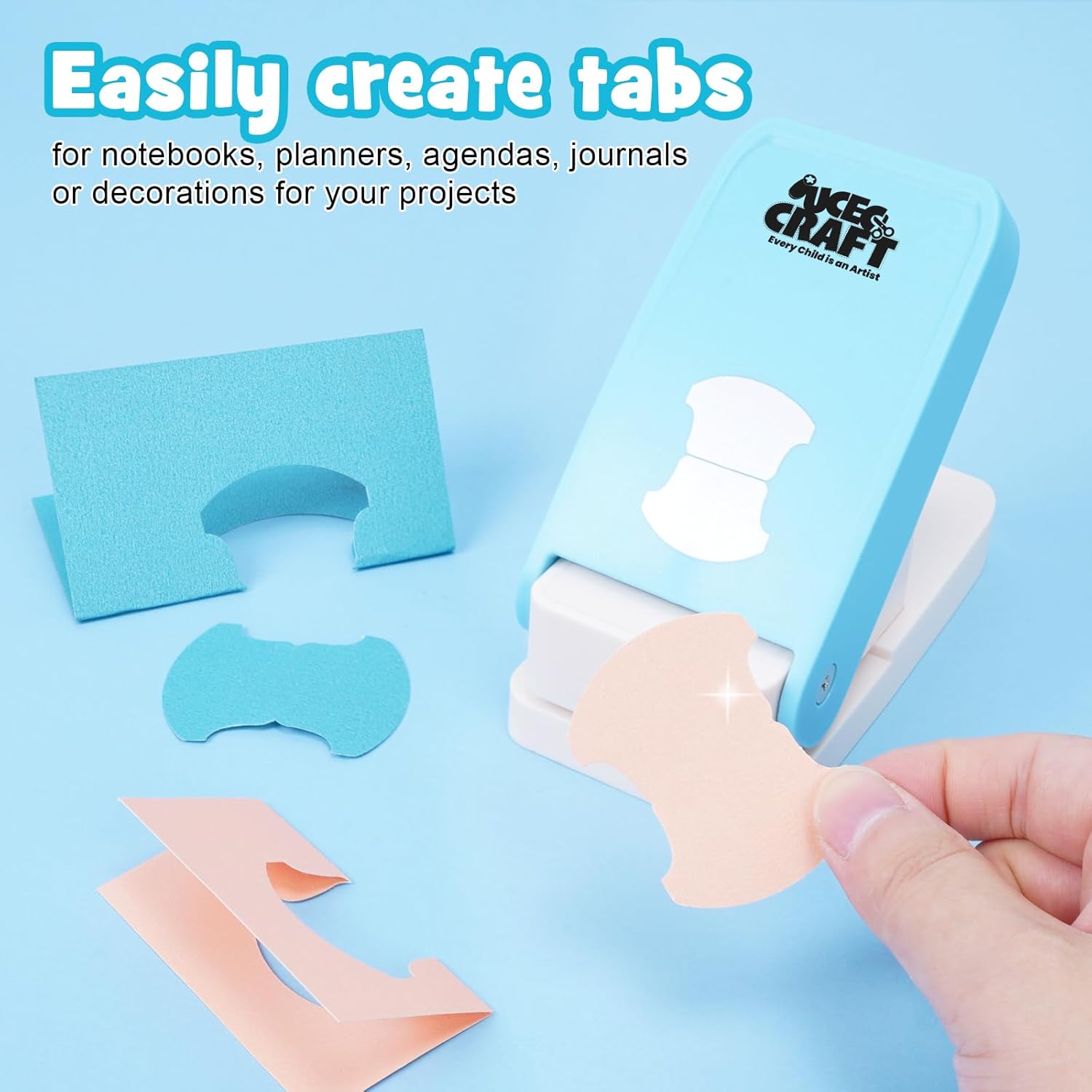 Tab Punch 1.5 Inch, Happy Planner Hole Punch, Tab Puncher For Paper