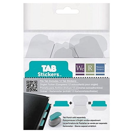 We R Tab Stickers 12/Pkg-File, 2"