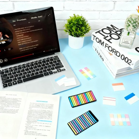 Tab Sticky Notes,Sticky Index Tabs,1200 PCS,24 Sets,Colorful Divider Binder Thin Annotation Organize Sticky Notes,Post It Signature Tabs$$Office