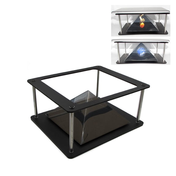 Tab-let PC Hologram Py-ramid Display Projector Stand 360-Degree Images Cartoon Interaction for Creative Gif