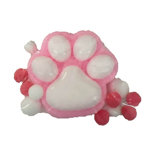Squeeze Toys Handmade Cat Paw Squeeze, 2.5 Inches Big FuFu Squeeze Paw, Cute Soft Squeeze Fidget Toys Squeeze Toys for Stress Relief