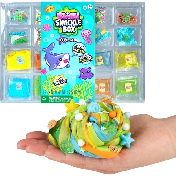 Taba-Licious Slimi Snackle Box OCEAN Slime Kit