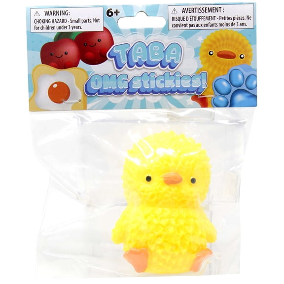 Taba OMG Stickies Animals Chick Cling Toy