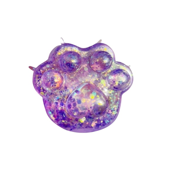 Taba Squishy,2.75" Squishy Toys,Squeeze Toys,Taba Squishy Paw,Cute Toys,Squishy Cat Paw Squeeze Toys, Kawaii Sticky Squishies PVC Toys, Stress Relieving Fur Ball Gifts