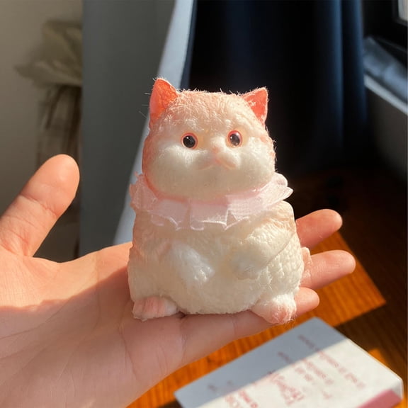 Taba Squishy Cat Kit-4PCS,Cute Squishy Toys, Handmade cat Squishy,Suitable for Cat Memorial Gifts for Women Lovers