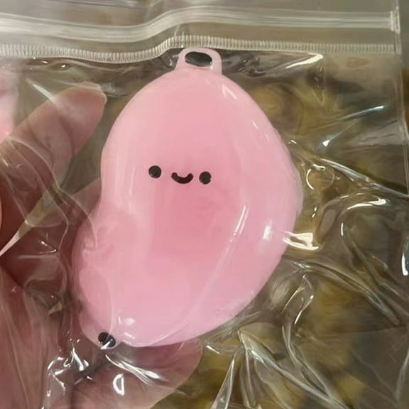 Taba Squishy,Stress Ball, Kawaii Squishies Silica Gel Toys,Stress Relieving Fur Ball OPP Packaging Gifts|Squishy Fidget Toys for Anxiety&Relaxation|Perfect Desk Accessory for Adults