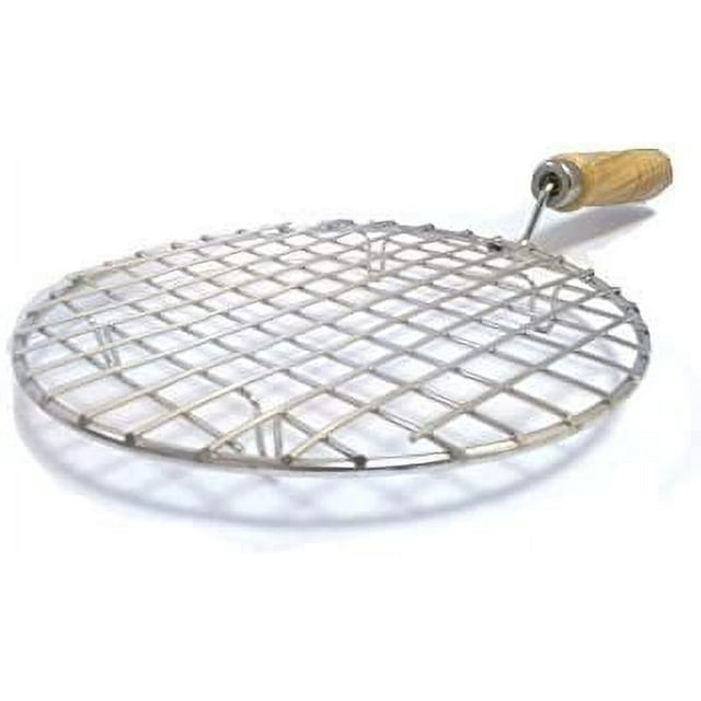 Tabakh Stainless Steel Wire Roaster, Papad Jali, Round