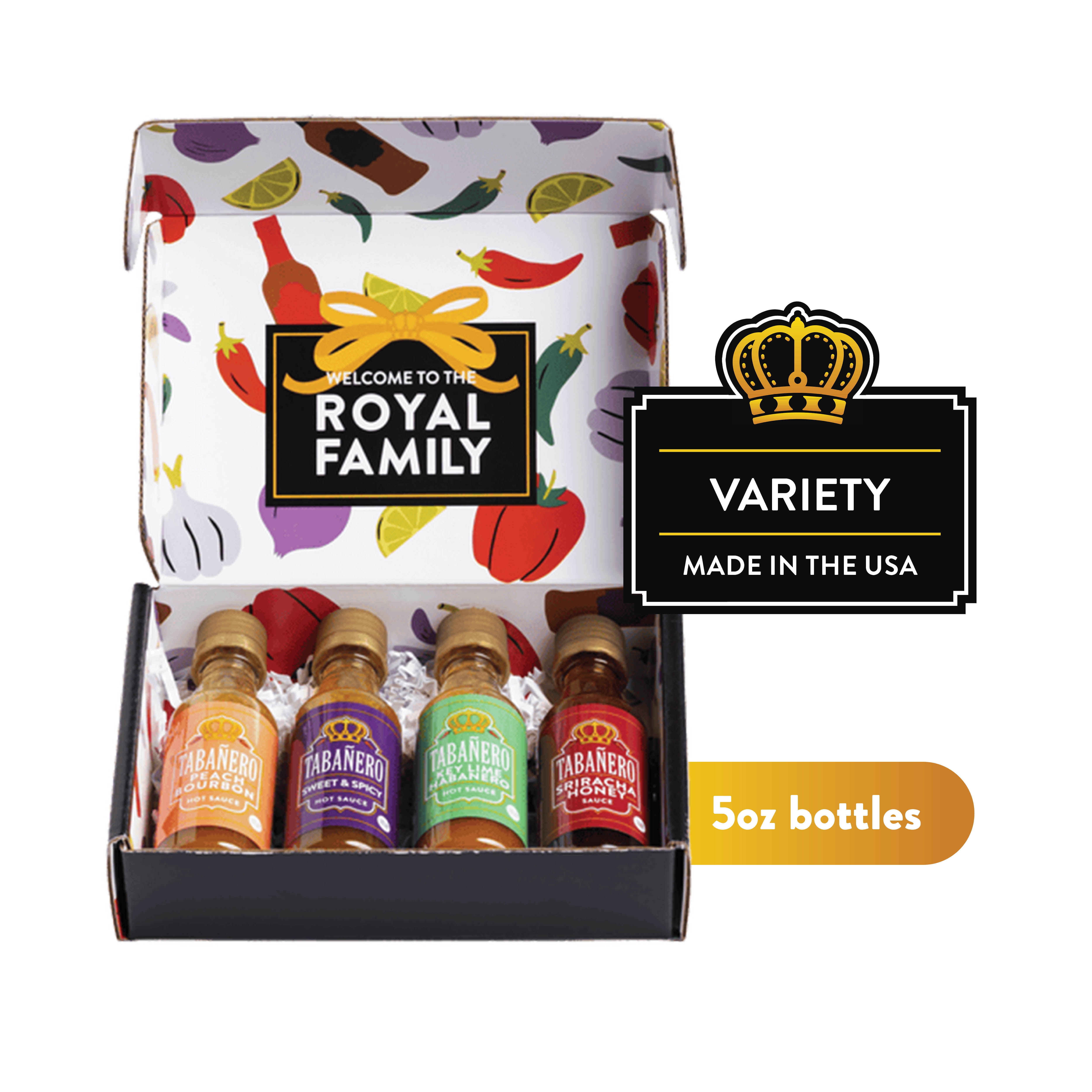 Tabanero Hot Sauce Sweet Heat Mini Box Gift Set