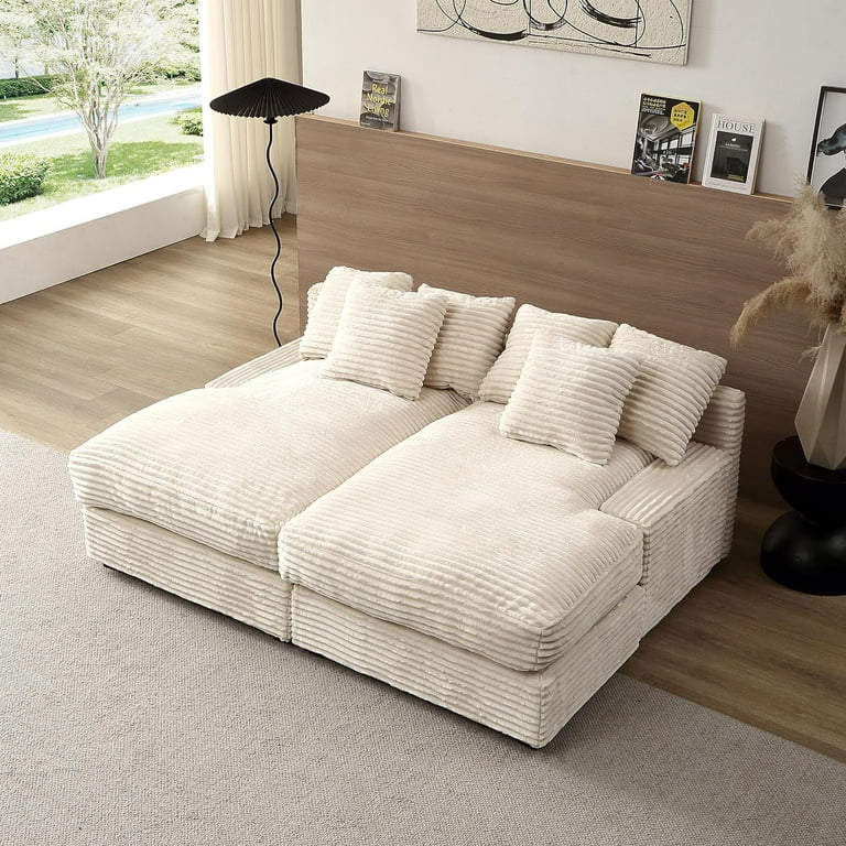 Two seater chaise lounge sofa sale