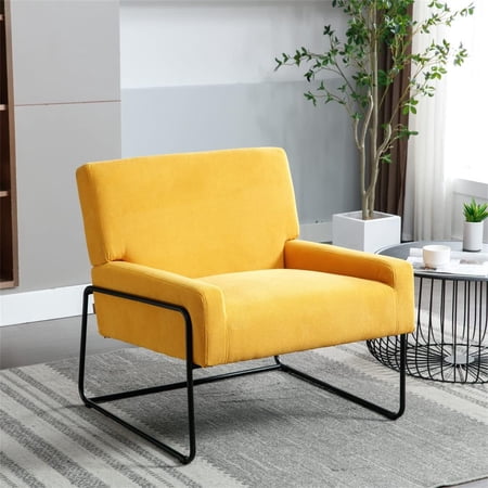 Tabaray Accent Chairs Modern Velvet Upholstered Living Room Chairs for Bedroom Apartment Musterd