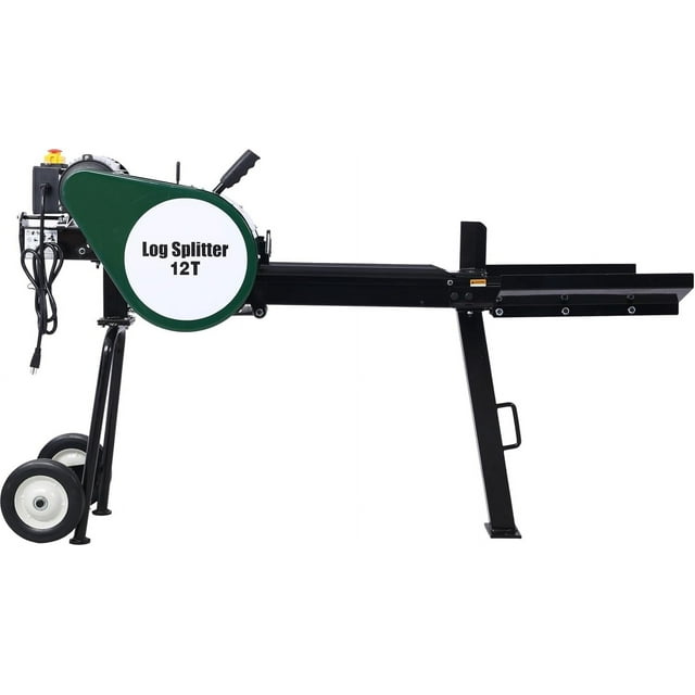Tabaray Electric Log Splitter, Double Flywheel Electric Wood Splitter
