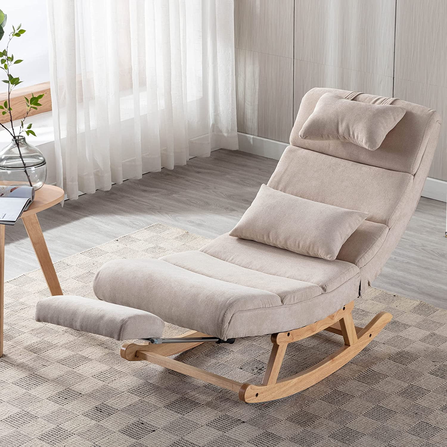 Tabaray Glider Chair for Nursery,Nursery Recliner Rocker Chair