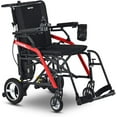 thumbnail image 1 of Tabaray Mobility Scooters for Seniors Lightweight Foldable Electric Wheelchairs Battery Powered Intelligent Portable Dual Motors Airline Approved (Itravel Lite 150W No Suspension/Black), 1 of 18