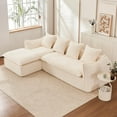 Tabaray Modern Modular Sectional Sofa, Comfy LShaped Extra Deep Seat