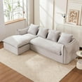 Tabaray Modern Modular Sectional Sofa, Comfy LShaped Extra Deep Seat