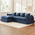 Tabaray Modern Modular Sectional Sofa, Comfy LShaped Extra Deep Seat