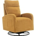 thumbnail image 1 of Tabaray Oversized Swivel Recliner Chairs, Comfortable Glider Chairs with Extended Footrest, Single Recliner Sofa with Soft Padded Seat for Living Room, Bedroom, Nursery, Salon, 1 of 7
