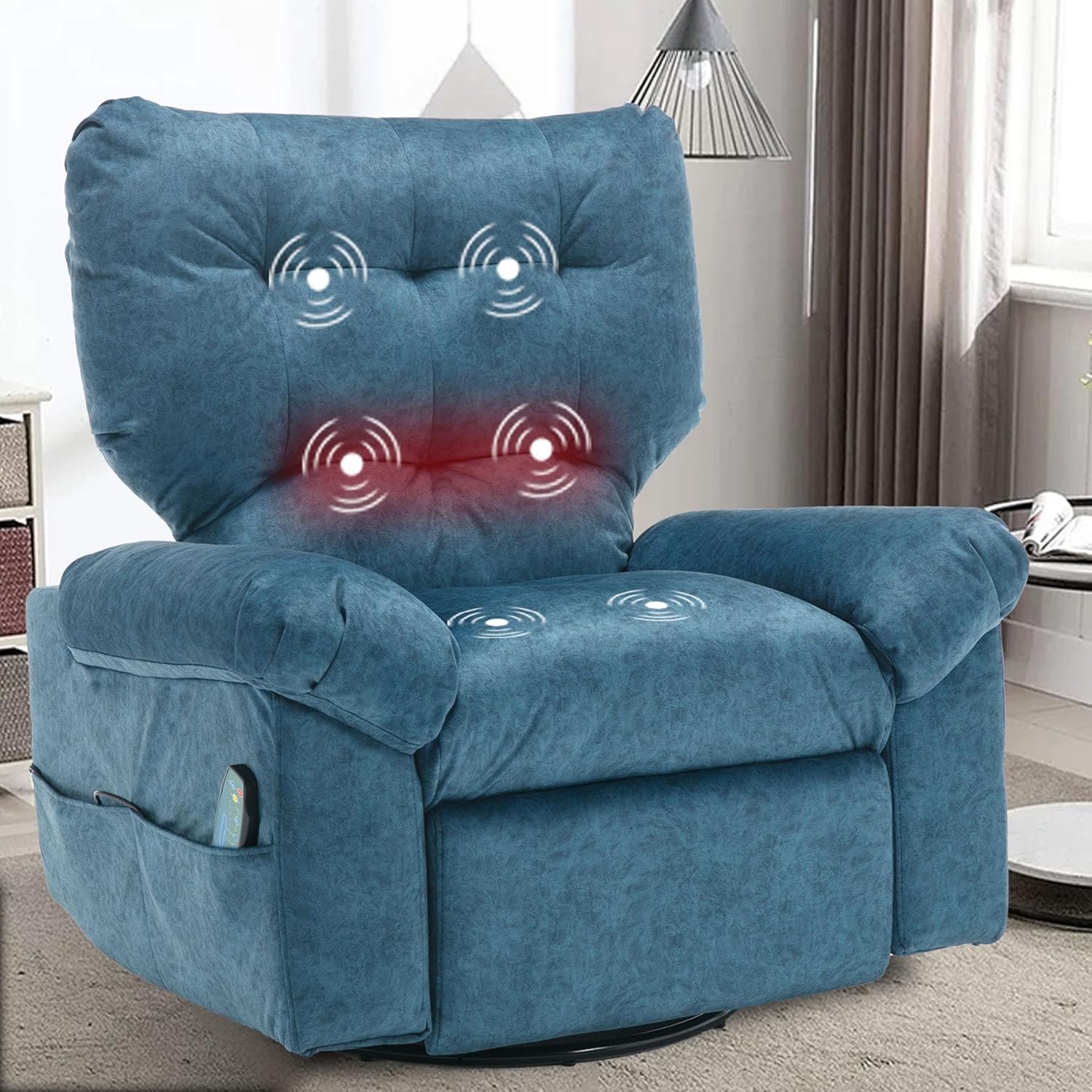 Tabaray Rocker Recliner Chair for Adults, Soft Lazy Boy Recliner with